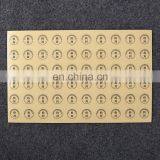 Customized Transparent Kraft Paper Color Printing Logo Self Adhesive Stickers,Check Seal Logo Printing Label thumbnail-2