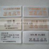 100% Custom Printed Wash Cotton Care Label/Washable Label thumbnail-2
