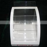 White and Clear Plexiglass Brochure Holder Document Display Plexiglass Brochure Display Rack thumbnail-2