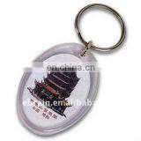Promotional Cheap Personalized Frame Plastic Keychain