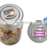 Promotional Good Quality Plastic Cheap plastic bottle coin bank