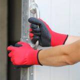 13G Polyester Wrinkle Latex Coated Gloves For Construction thumbnail-5