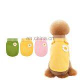 New Sun Flower Design Fashion Daisy French Bulldog Warm Pet Dog Clothes Winter thumbnail-1
