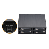 Unestech 4x2.5in Hard Disk to 5.25in Optibay SSD Hdd Mobile Rack for 2.5in Hard Drive Enclosure SFF-8643 thumbnail-5