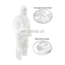 waterproof overalls disposable PPE hazmat suit EN14126