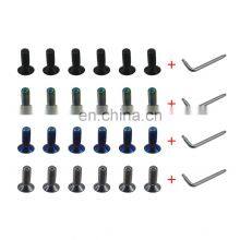 6PCS M5*15 Titanium Alloy Racing Screw Steering Steering Wheel Bolts thumbnail-2