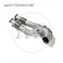 Exhaust Manifold Downpipe for Audi RS3 Car Accessories With Catalytic Converter Header Without cat pipe whatsapp008613189999301