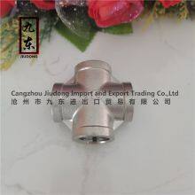 150lb Bsp NPT Threaded Hydraulic Stainless Steel Cross thumbnail-5