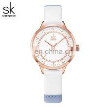 Shengke 9026 Latest Girls Quartz Watches Small Case Scale Waterproof Fashion Watches Ladies Simple thumbnail-1