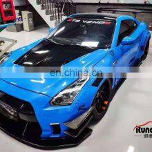 Runde High Quality LB V2 Style Fiber Glass Material GTR R35 Wide Body Kit For 2008-2019 Nissan GTR R35 Body Kit thumbnail-4