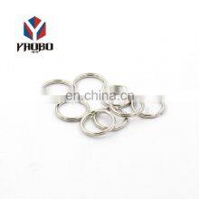 25mm Custom Blank Stainless Steel Round Edge Split Keyring Key Ring thumbnail-5