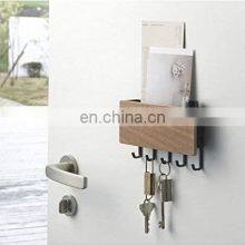 Magnetic Wall Organizer-Key Hooks & Tray for Storage Metal Wall Magnetic Key Holder Organizer thumbnail-4