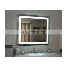 2021 Wholesale High Quality Hotel Silver 5mm Wall-mounted Oval Bathroom Smart Decorative Mirror thumbnail-3
