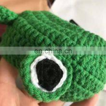 Hot Sale Woven Frog Pet Hats, Earwarmer Cute Bucket Frog Hat With Ruffles Vietnam Supplier Cheap Wholesale thumbnail-3