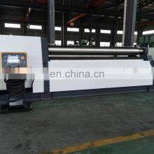 Plate Bending Press Rollers W12 CNC Four Roller Bending Rolling Machine for Steel Sheet Plate Processing thumbnail-3