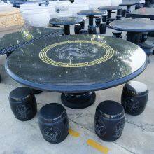 Marble Round Table, Stone Table, Stone Stool, Garden Landscape, Stone Carving Decoration, Various Shapes, Rest and Dining Table
