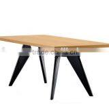 Wide 190cm Replica Jean Prouve Wooden Dining Table thumbnail-2