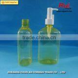 Oblate Shape Drink Beverage Bottle,empty Plastic Bottle With Lotion Pump