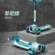 Children's Scooter 1-3 Year Old Baby Plastic Sliding 3-in-1 Paddle/One Click Folding Scooter for Children（Wechat:13510231336） thumbnail-3