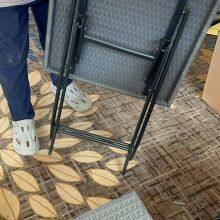 Simply Design Foldable Rattan Dining Set Factory Supply Directly Garden Coffee Set Easy Taken PE Rattan Picnic Chair With Table thumbnail-4