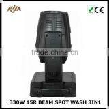 New Arrival 330w 15r Spot Wash Beam 3in1 Moving Head Light Hot Selling thumbnail-6