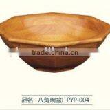 White Oak Octagonal Sink 1 wood sink basin