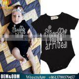 Latest Toddler Rompers Pure Cotton Letter Printed 2016 Fashion Casual Wear thumbnail-1