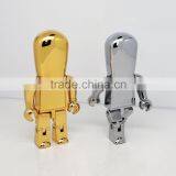 2016 High Speed Good Quality Promotional Gift Nice USB Flash Drive Metal Robot 8GB