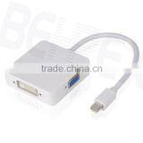 3 in 1 Mini Displayport DP to VGA DVI MDI Adpater Cable for Macbook thumbnail-4