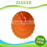 Silicone Cup Lid Cover Eco-friendly Reusable Silicone Cup Lid Soft thumbnail-3