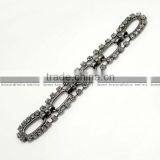 Stylish Garment Accessory, Rhinestone Buckle,mini Chain Belt WCK-785 thumbnail-1