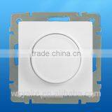 YK016 White Euro Style Dimmer Switch Wall Switch thumbnail-1