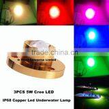 10W IP68 Boat Underwater Lighting 10 - 30V DC Boat Led Lights thumbnail-3