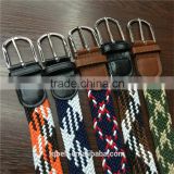 Fabric Belts more color in STOCK Braid Belt Elastic Weaving belt Men's Women's children belt wholesale 100%Factory fashion