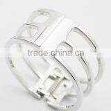 Wholesale High Quality Hammered Craft Metal Jewelry Wide Cuff Bangles thumbnail-5