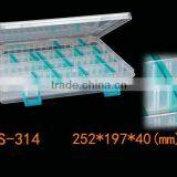 Transparent Plastic Box With Adjustable Compartments