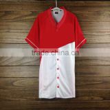 Custom sewing pattern baseball jersey