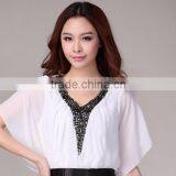 Factory Direct Sales 1515 Composite Velvet Chiffon Fabric for Ladys Blouses and Dresses,scrafts,Garment,wedding Dress Etc thumbnail-1