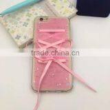 TPU Transparency Phone Case for Iphone 6s Case With a Creativity Shoelace thumbnail-5