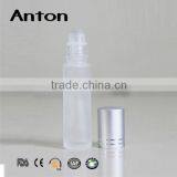 10ml Empty Glass Roll on Bottle Assembly With Plastic Roller Ball and Aluiminum Cap thumbnail-1