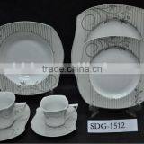 30pcs Porcelain Tableware, Porcelain Dinnerware