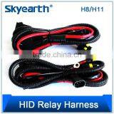 HID Xenon Relay Cable for H8, HID Conversion Kit Relay Wire Harness, H3 H4 H7 H8 H11 9005 9006 HID Relay Harness thumbnail-4