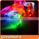 Promotional Gifts Party Printing Logo LED Bracelets Wrist Band thumbnail-5