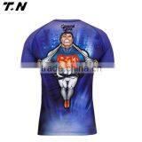 Popular Fitness Blank Compression Jersey for Men thumbnail-3