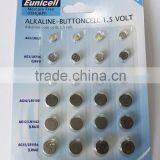 24 PACK Mercury Free 0% hg pb Lr44 Button Cell Alkaline Battery AG13 Manufacturer