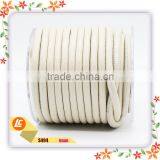Outside Machine Italian Stitch Nappa Sheepskin Leather Cord 8mm White Color thumbnail-4