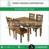 New Style Hot Sale Wooden Dining Table for Hotels and Restaurants thumbnail-1