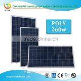 China Manufacturer 260w polycrystalline solar panel best supplier for home solar system