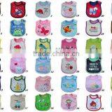 Waterproof 3D Printed & Embroidery Applique Baby Bib Cotton Jersey Soft Bib Made in China thumbnail-1
