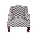 Natural Furnish Wooden Upholstery Maharaja Chair